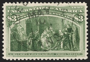 Sale 1174, Lot 98, $1.00-$5.00 1893 Columbian Issue (Scott 241-245)