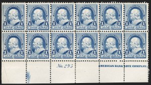 Sale 1175, Lot 516, 1890-93 Issue (Scott 219-229)