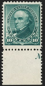 Sale 1175, Lot 523, 1890-93 Issue (Scott 219-229)