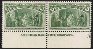 Sale 1175, Lot 541, 1893 Columbian Issue (Scott 230-245)