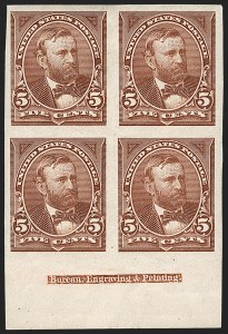 Sale 1175, Lot 548, 1894 Unwatermarked Bureau Issue (Scott 246-263)