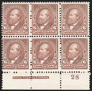 Sale 1175, Lot 549, 1894 Unwatermarked Bureau Issue (Scott 246-263)