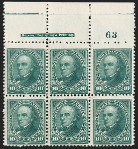 Sale 1175, Lot 551, 1894 Unwatermarked Bureau Issue (Scott 246-263)