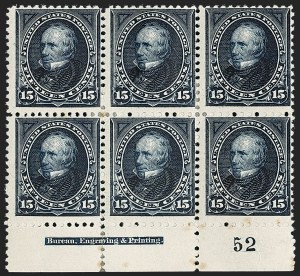 Sale 1175, Lot 553, 1894 Unwatermarked Bureau Issue (Scott 246-263)