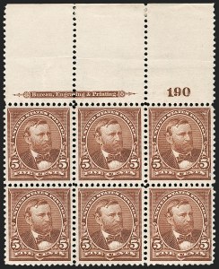 Sale 1175, Lot 561, 1895-98 Watermarked Bureau Issues (Scott 264-284)