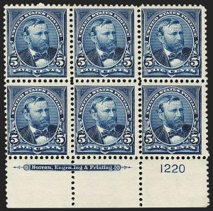 Sale 1175, Lot 571, 1895-98 Watermarked Bureau Issues (Scott 264-284)