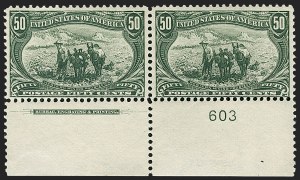 Sale 1175, Lot 581, 1898 Trans-Mississippi Issue (Scott 285-293)