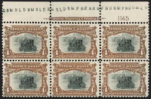 Sale 1175, Lot 587, 1901 Pan-American Issue (Scott 294-299)