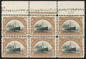 Sale 1175, Lot 590, 1901 Pan-American Issue (Scott 294-299)