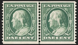Sale 1175, Lot 643, 1910-13 Washington-Franklin Issue (Scott 374-396)