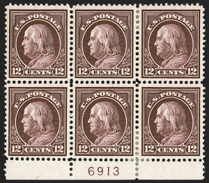 Sale 1175, Lot 666, 1912-14 Washington-Franklin Issue (Scott 405-423)