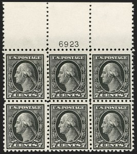 Sale 1175, Lot 675, 1913-15 Washington-Franklin Issues (Scott 424-461)