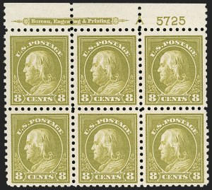 Sale 1175, Lot 676, 1913-15 Washington-Franklin Issues (Scott 424-461)