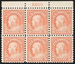 Sale 1175, Lot 677, 1913-15 Washington-Franklin Issues (Scott 424-461)