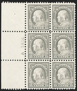 Sale 1175, Lot 681, 1913-15 Washington-Franklin Issues (Scott 424-461)