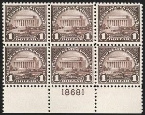 Sale 1175, Lot 757, 1922 and Later Issues (Scott 551-679)