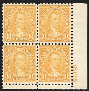 Sale 1175, Lot 761, 1922 and Later Issues (Scott 551-679)