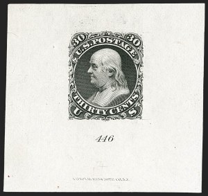 Sale 1179, Lot 2018, Essays, Proofs and Specimens: 1847 thru 1861 Issues