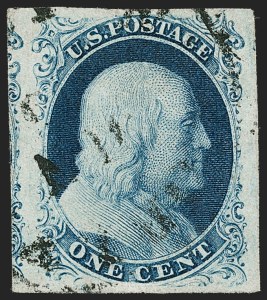 Sale 1179, Lot 2093, 1c-3c 1851-56 Issue (Scott 6-11A)