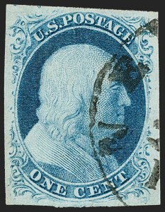 Sale 1179, Lot 2094, 1c-3c 1851-56 Issue (Scott 6-11A)