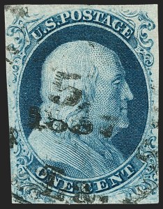 Sale 1179, Lot 2096, 1c-3c 1851-56 Issue (Scott 6-11A)