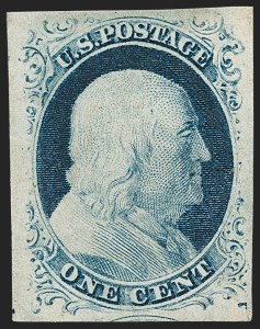 Sale 1179, Lot 2097, 1c-3c 1851-56 Issue (Scott 6-11A)