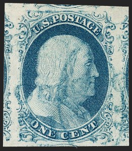 Sale 1179, Lot 2098, 1c-3c 1851-56 Issue (Scott 6-11A)