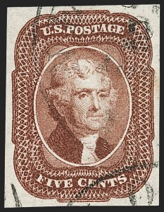 Sale 1179, Lot 2111, 5c-12c 1851-56 Issue (Scott 12-17)