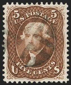 Sale 1179, Lot 2158, 1861-66 Issue (Scott 56-78)
