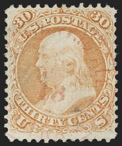 Sale 1179, Lot 2170, 1867-68 Grilled Issue, 1875 Re-Issue (Scott 79-110)