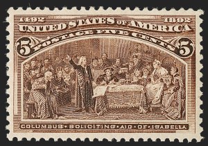 Sale Number 1179, Lot Number 2240, 1c-50c 1893 Columbian Issue (Scott 230-240)