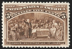 Sale Number 1179, Lot Number 2241, 1c-50c 1893 Columbian Issue (Scott 230-240)