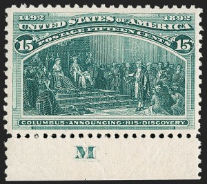 Sale Number 1179, Lot Number 2247, 1c-50c 1893 Columbian Issue (Scott 230-240)