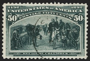 Sale 1179, Lot 2254, 1c-50c 1893 Columbian Issue (Scott 230-240)