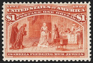 Sale 1179, Lot 2259, $1.00-$5.00 1893 Columbian Issue (Scott 241-245)