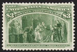 Sale 1179, Lot 2268, $1.00-$5.00 1893 Columbian Issue (Scott 241-245)