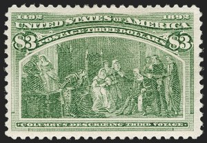 Sale 1179, Lot 2270, $1.00-$5.00 1893 Columbian Issue (Scott 241-245)