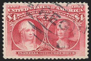 Sale 1179, Lot 2274, $1.00-$5.00 1893 Columbian Issue (Scott 241-245)