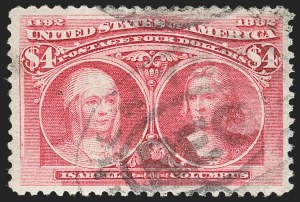 Sale 1179, Lot 2275, $1.00-$5.00 1893 Columbian Issue (Scott 241-245)