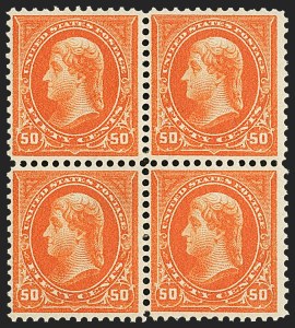 Sale 1179, Lot 2296, 1894-98 Bureau Issues (Scott 246-282), 50c Orange (275) Sale 1179, Lot 2296, 1894-98 Bureau Issues (Scott 246-282)