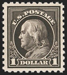 Sale 1179, Lot 2389, 1910-15 Washington-Franklin Issues (Scott 374-461)