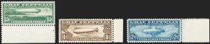 Sale 1179, Lot 2472, Air Post: Graf Zeppelin Issue (C13-C15)