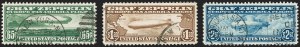 Sale 1179, Lot 2477, Air Post: Graf Zeppelin Issue (C13-C15)