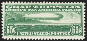 Sale 1179, Lot 2482, Air Post: Graf Zeppelin Issue (C13-C15)