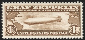 Sale 1179, Lot 2485, Air Post: Graf Zeppelin Issue (C13-C15)