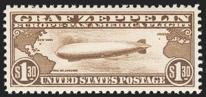 Sale 1179, Lot 2486, Air Post: Graf Zeppelin Issue (C13-C15)