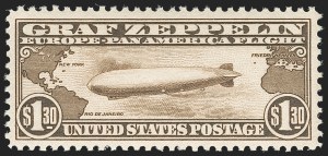 Sale 1179, Lot 2487, Air Post: Graf Zeppelin Issue (C13-C15)