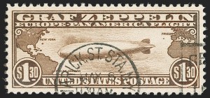 Sale 1179, Lot 2488, Air Post: Graf Zeppelin Issue (C13-C15)