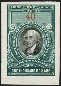 Sale 1179, Lot 2701, Revenues: Documentary, Proprietary, Stock Transfer