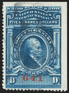 Sale 1179, Lot 2702, Revenues: Documentary, Proprietary, Stock Transfer